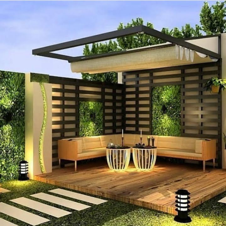 تنسيق حدائق خارجية