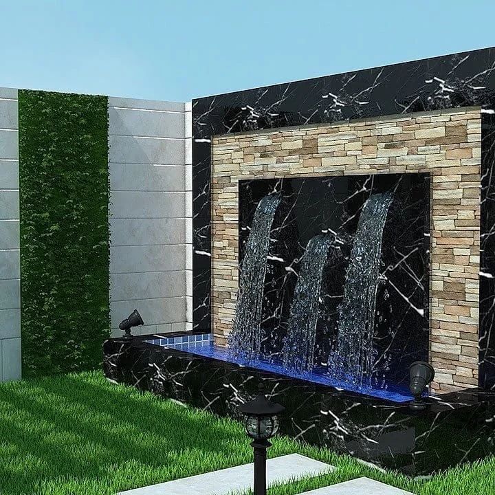 اشكال شلالات جدارية