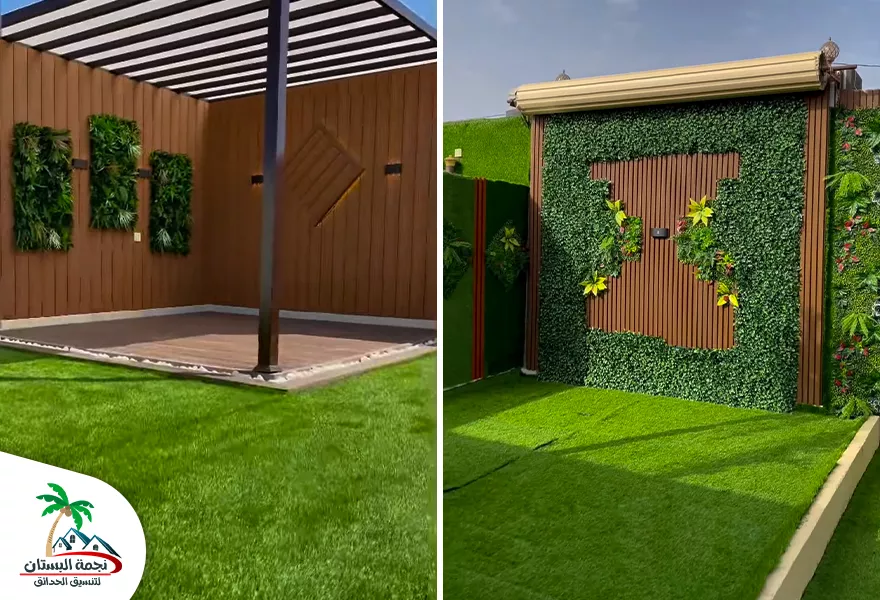 ديكورات حدائق