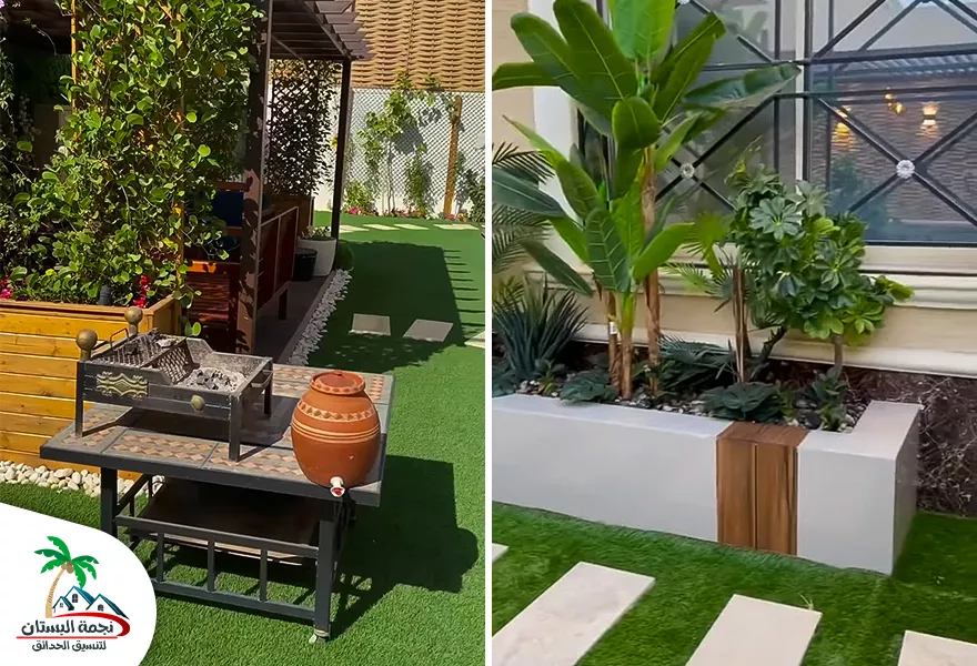 ديكورات حدائق