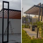 برجولات حديد للحدائق