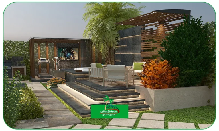 تصميم حدائق فلل