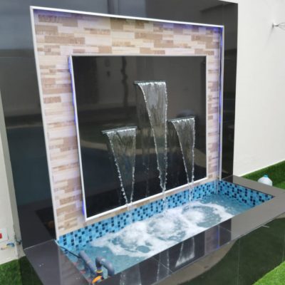 تركيب نافورة منزلية جدارية